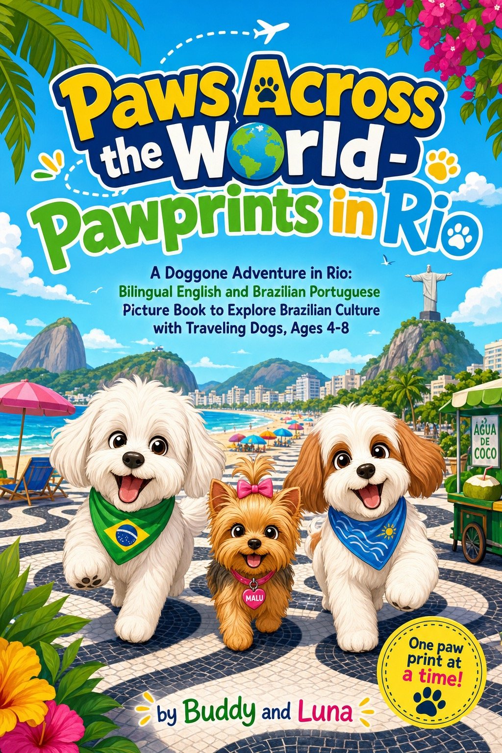 Paws Across the World: Pawprints in Rio — book cover