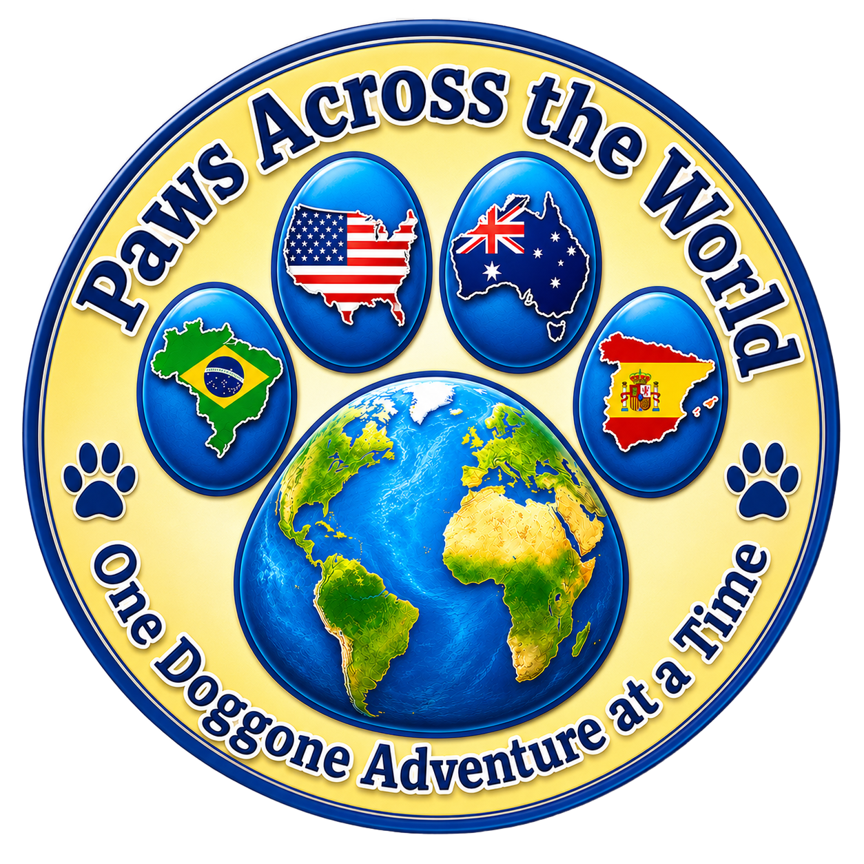 Paws Across the World logo